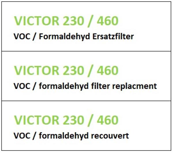 AIRBUTLER VICTOR230 SERVICEPACK (1 x VOC Filter & 2 x Ionisationsdrähte)